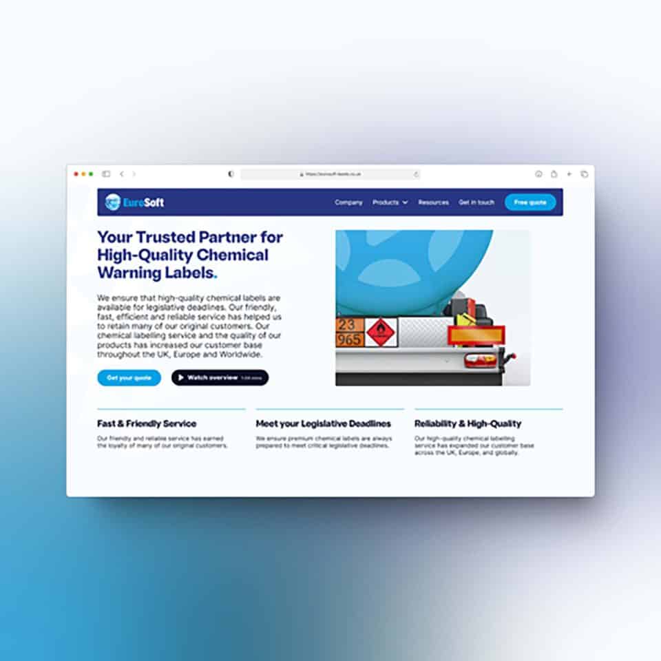 Eurosoft Leeds - Website design