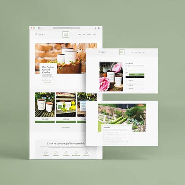 From the Walled Garden - WooCommerce candle store