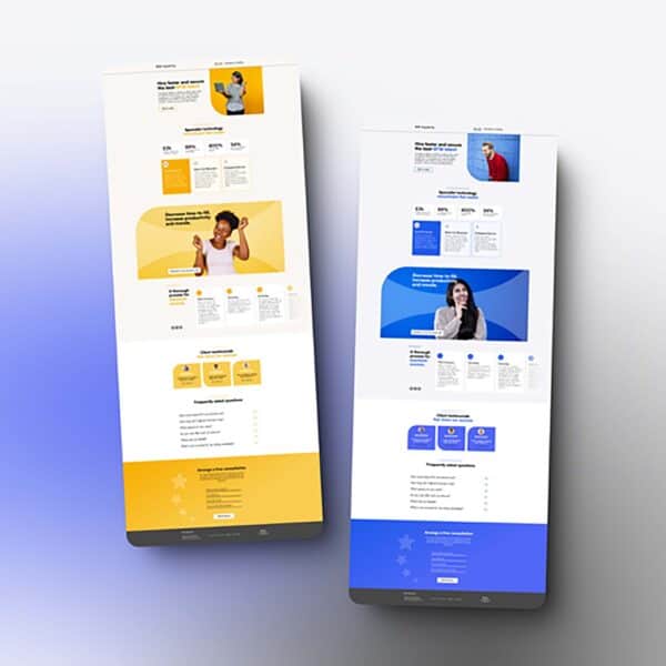 Hyperity - Brand design and website mockups