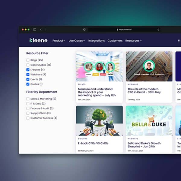 Kleene.ai - Dynamic resource hub for blogs and case studies