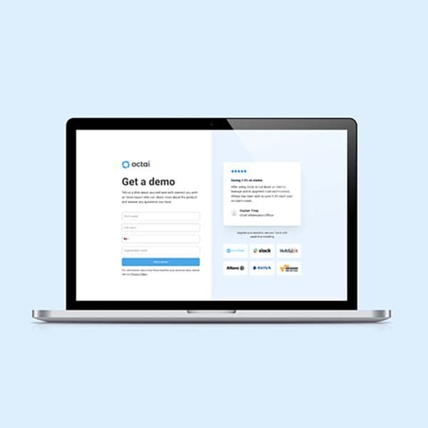 Octai.com Demo Signup