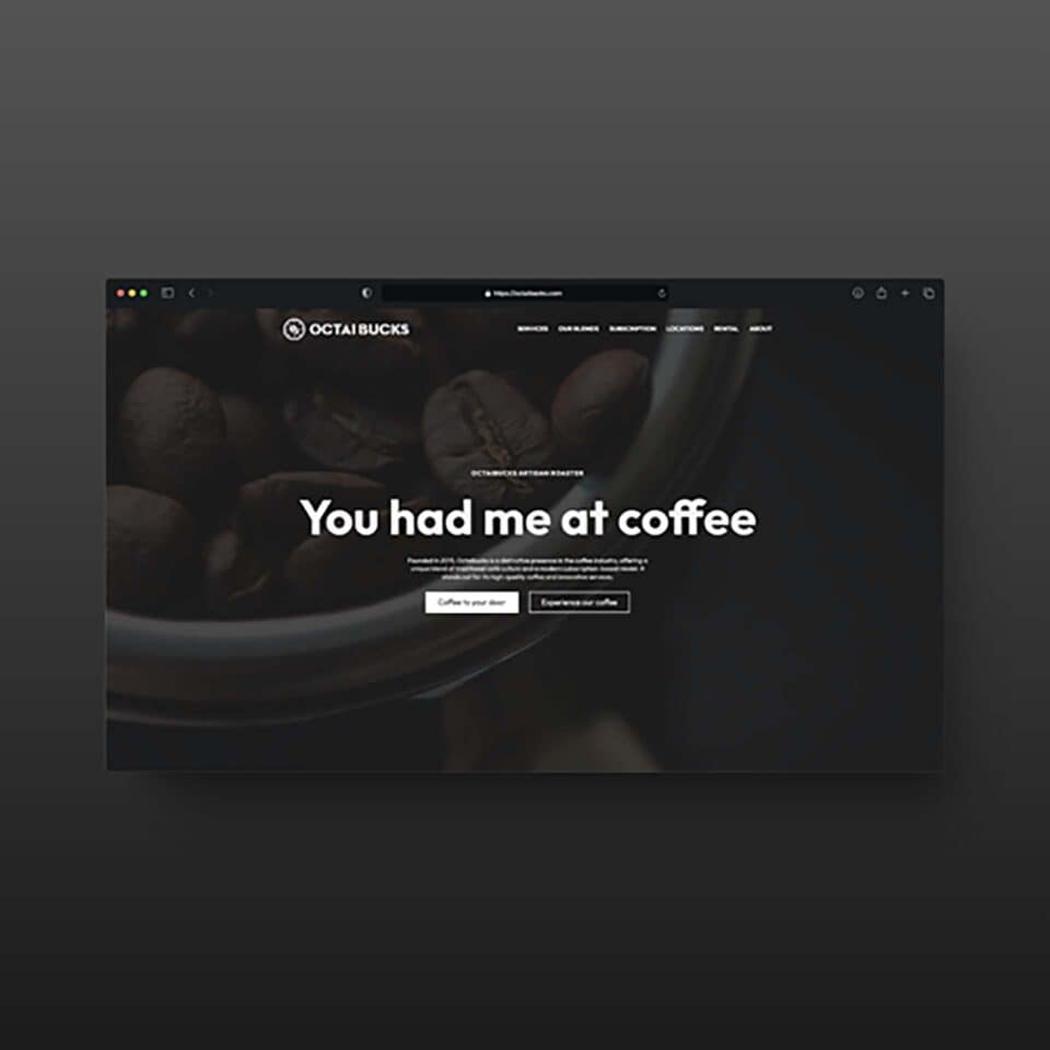 OctaiBucks Hero Design