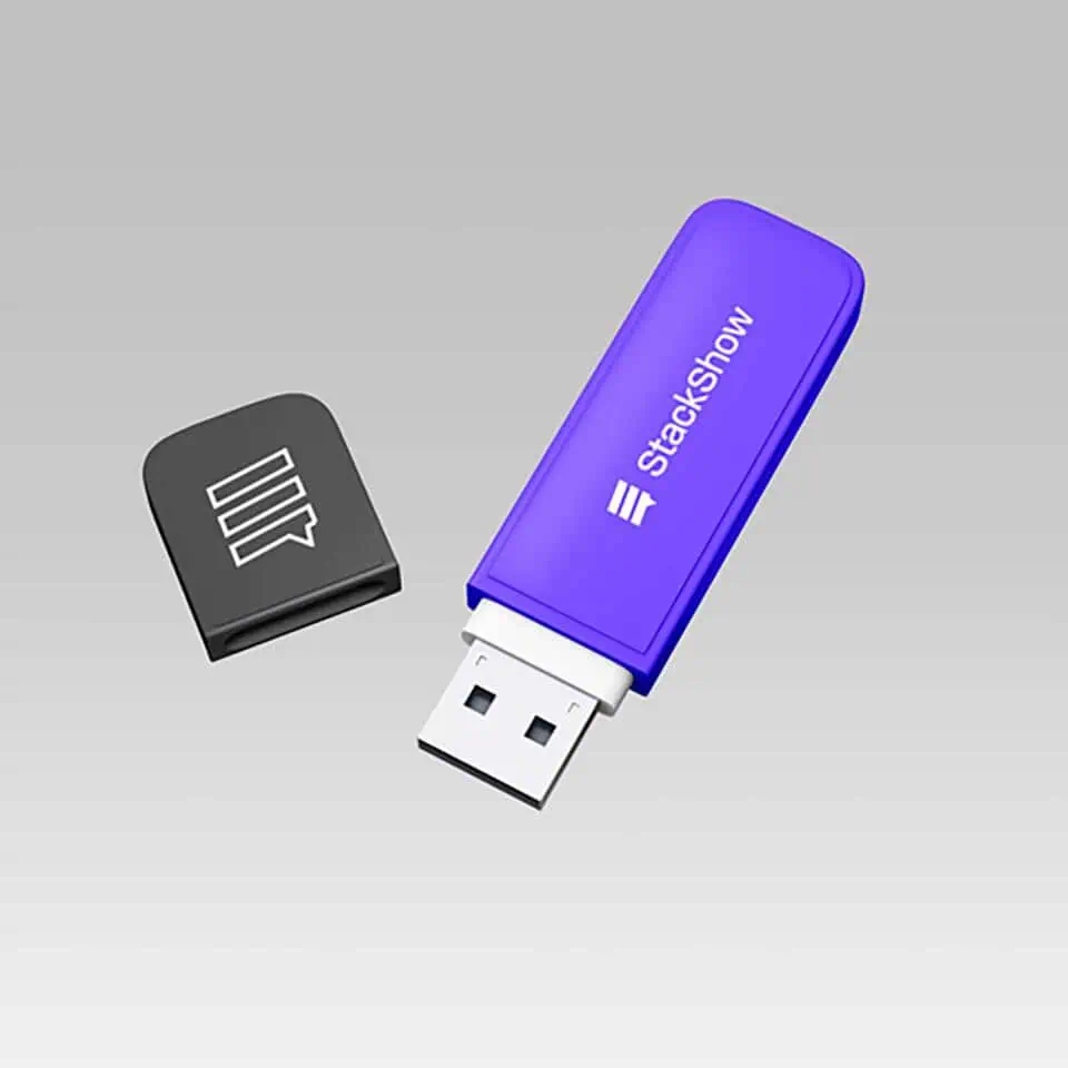 Stackshow.io - USB Mockup - Close deals faster with personalised experiences
